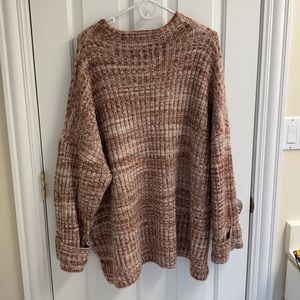 Mauve mock neck, tunic sweater. Old Navy